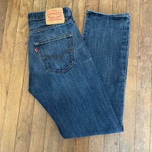 Men’s Levi’s 501 Dark Wash Blue Denim 31x32
